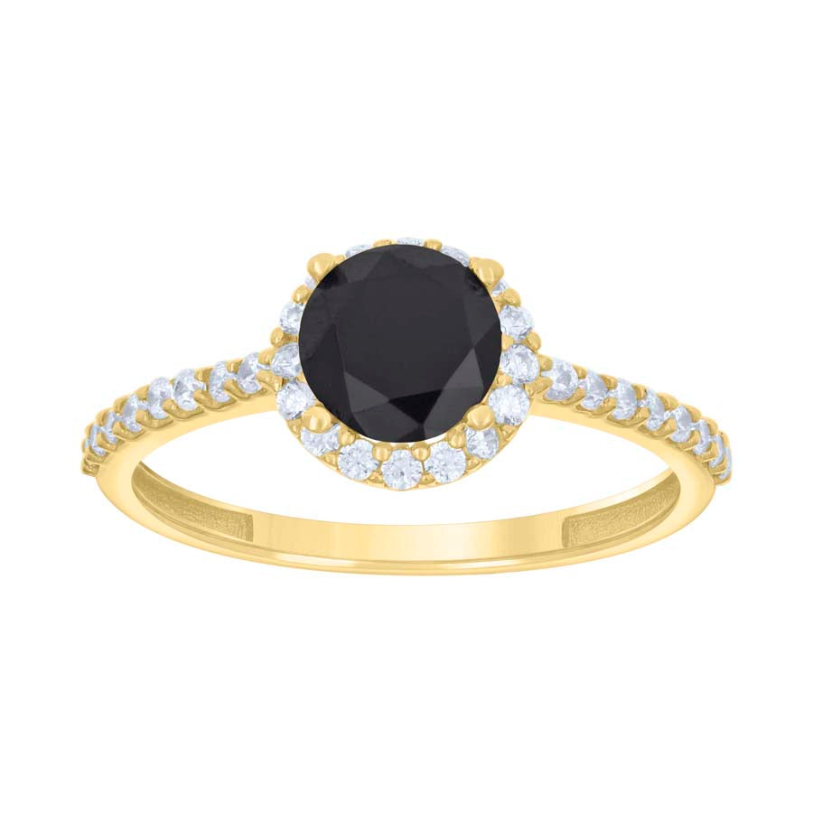 14Kt Gold Cz Ring