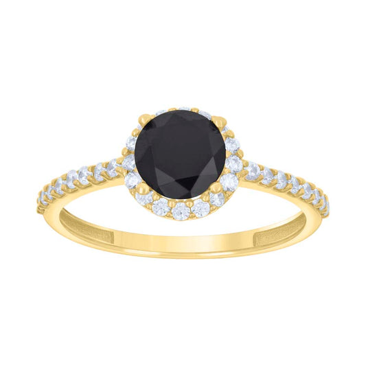 14Kt Gold Cz Ring