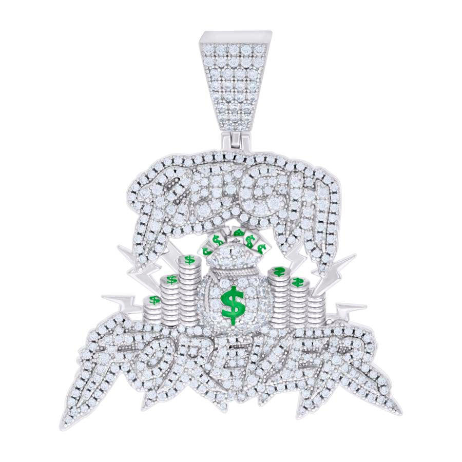 925 Sterling Silver Cz Pendant