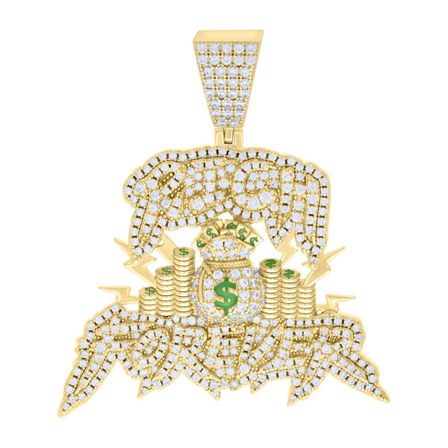 925 Sterling Silver Cz Pendant