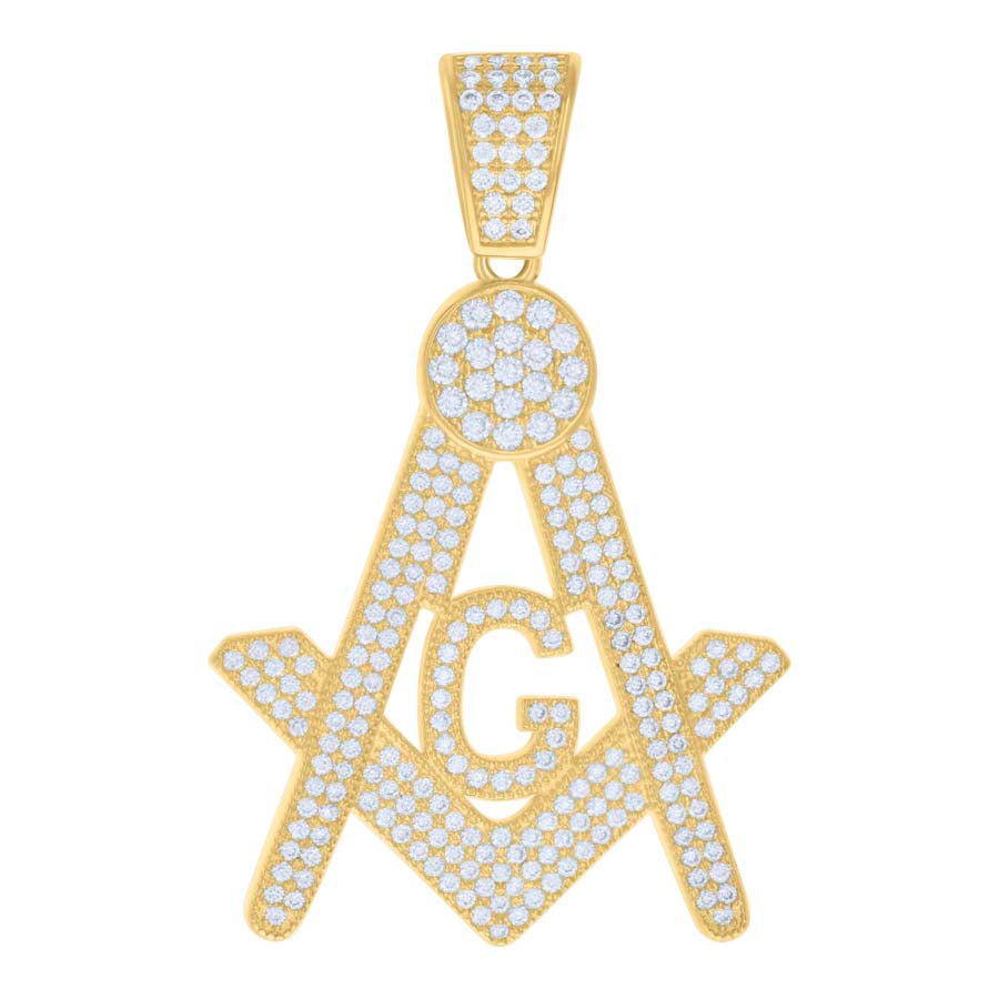 925 Sterling Silver Pendant Moissanite Ctw 1.91