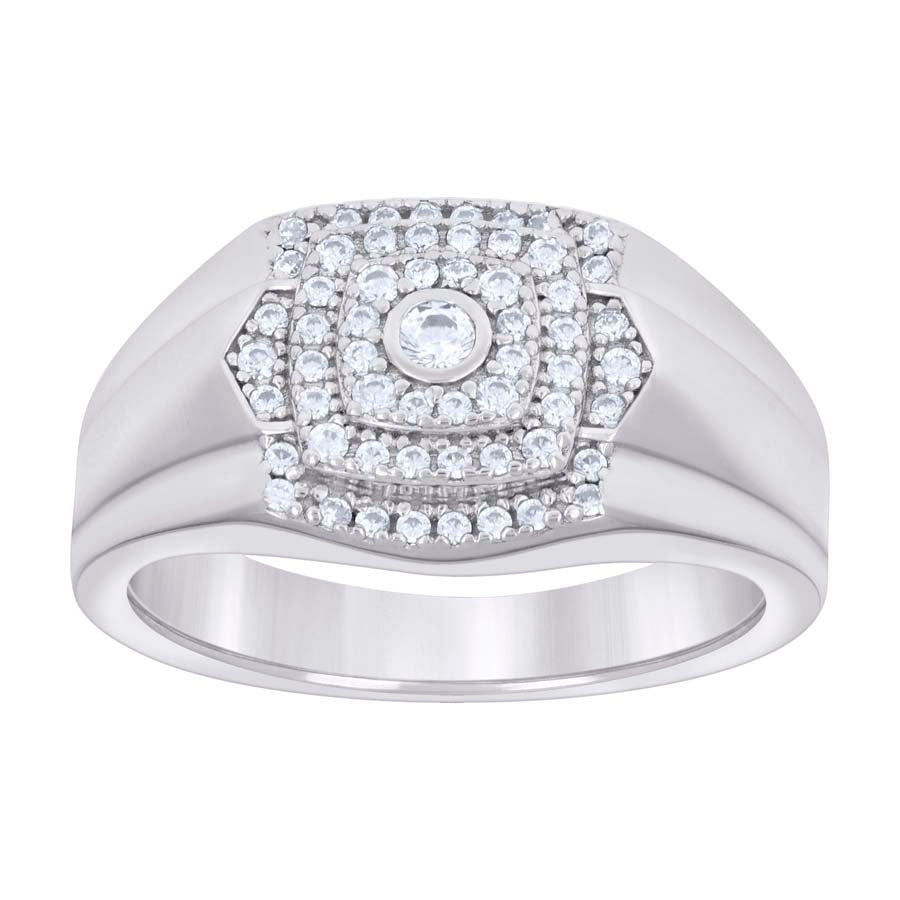 925 Sterling Silver Cz Ring