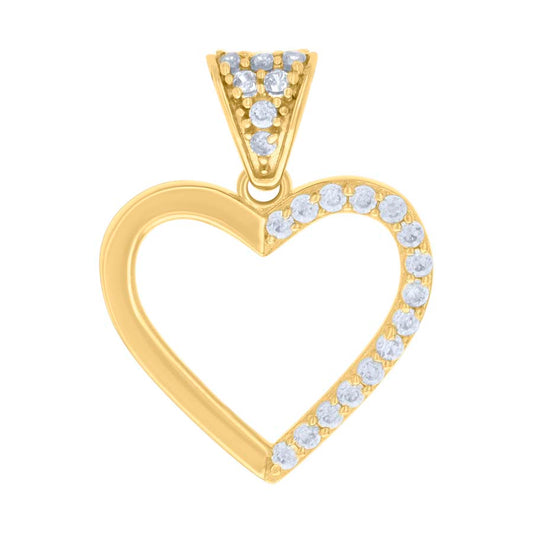 14Kt Gold Cz Pendant