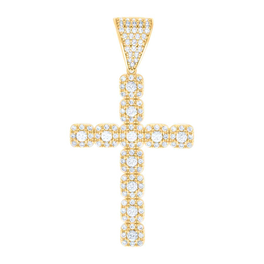 14Kt Gold Cz Pendant
