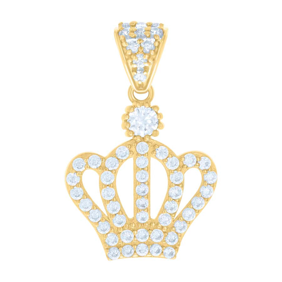 14Kt Gold Cz Pendant