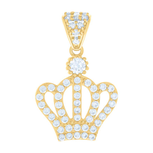 14Kt Gold Cz Pendant