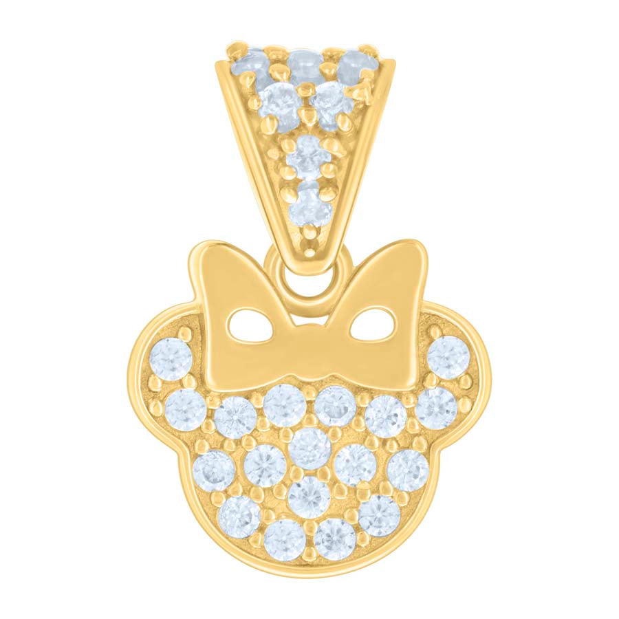 14Kt Gold Cz Pendant