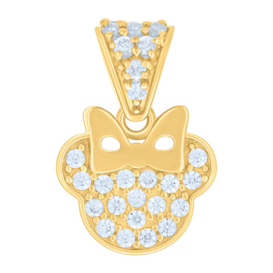 14Kt Gold Cz Pendant