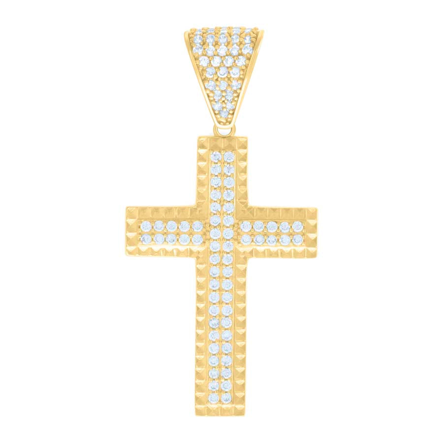 14Kt Gold Cz Pendant