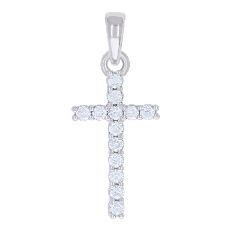 925 Sterling Silver 0.41Ctw Moissanite Pendant