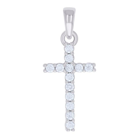 925 Sterling Silver 0.41Ctw Moissanite Pendant