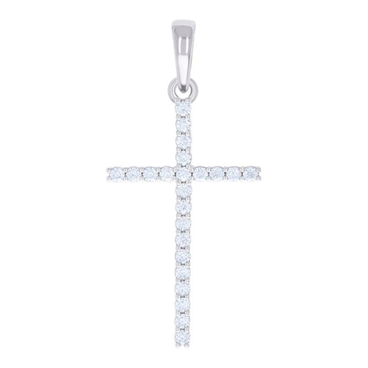 925 Sterling Silver 0.72Ctw Moissanite Pendant