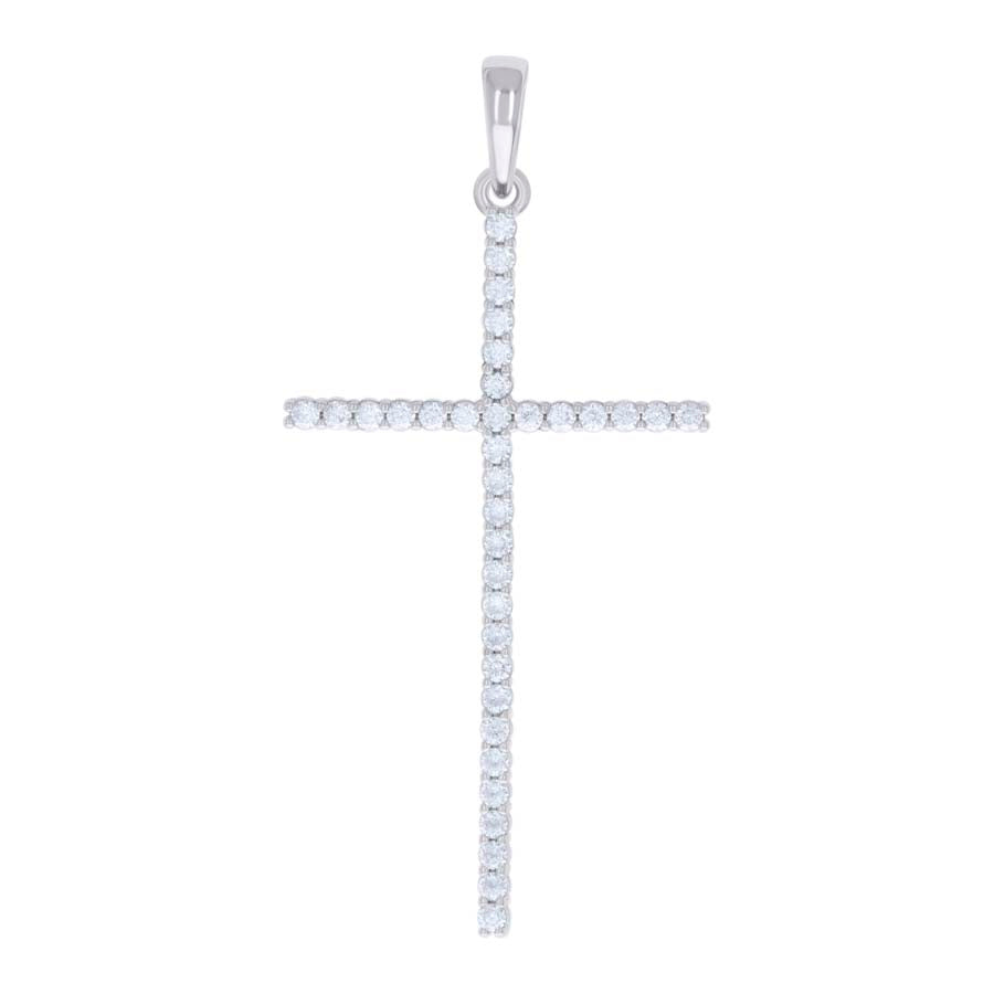 925 Sterling Silver 1.10Ctw Moissanite Pendant
