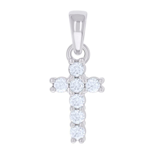 925 Sterling Silver 0.42Ctw Moissanite Pendant