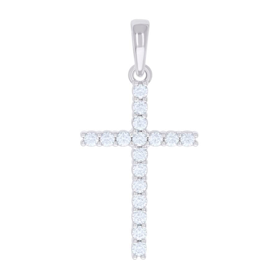 925 Sterling Silver 1.02Ctw Moissanite Pendant