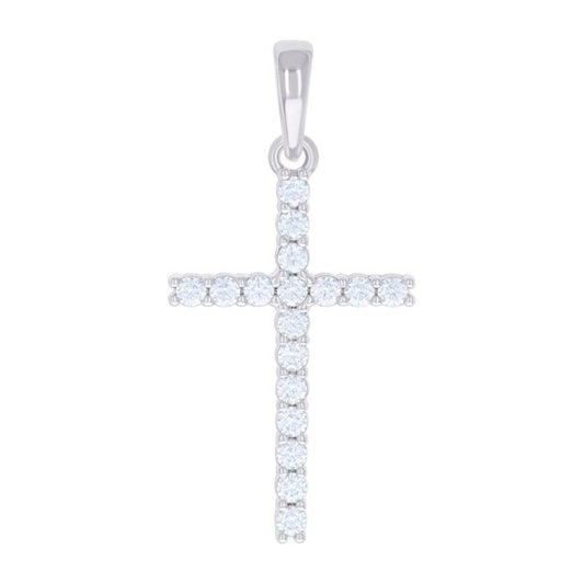 925 Sterling Silver 1.02Ctw Moissanite Pendant