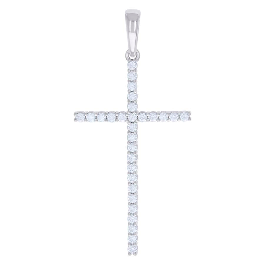 925 Sterling Silver 1.74Ctw Moissanite Pendant