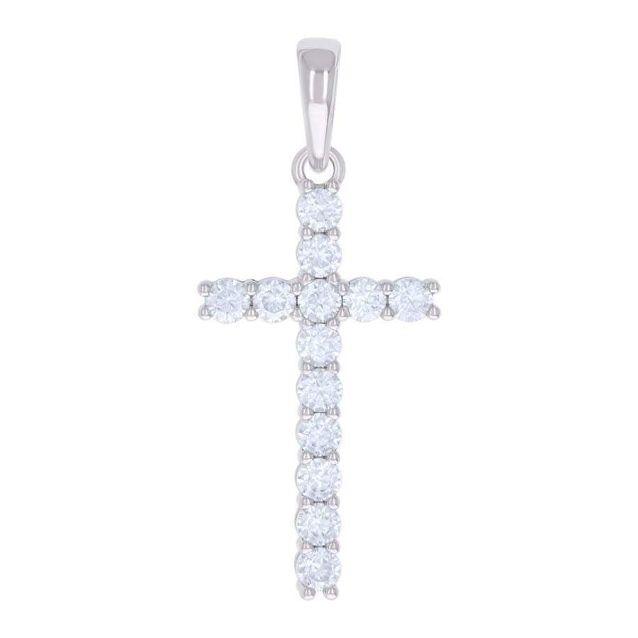 925 Sterling Silver 1.37Ctw Moissanite Pendant