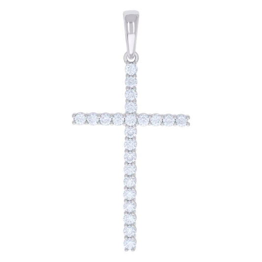 925 Sterling Silver 2.42Ctw Moissanite Pendant