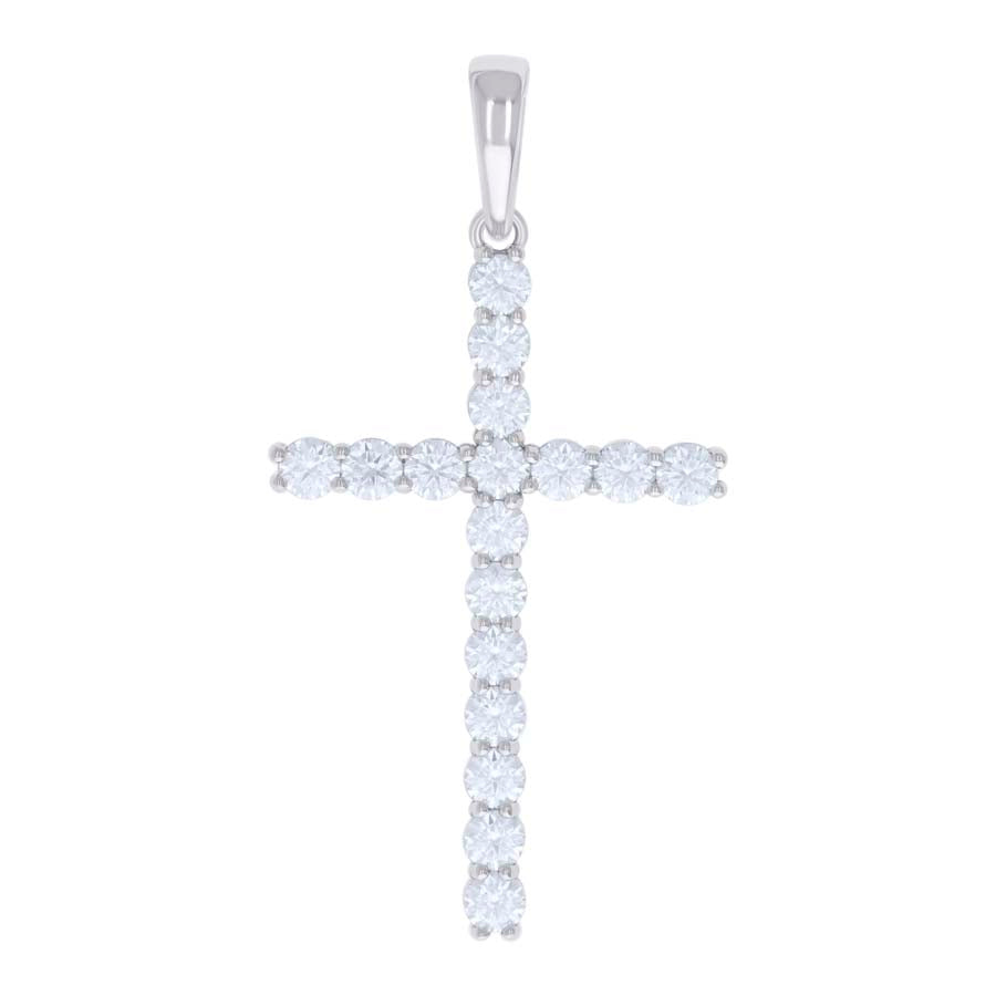 925 Sterling Silver 5.36Ctw Moissanite Pendant