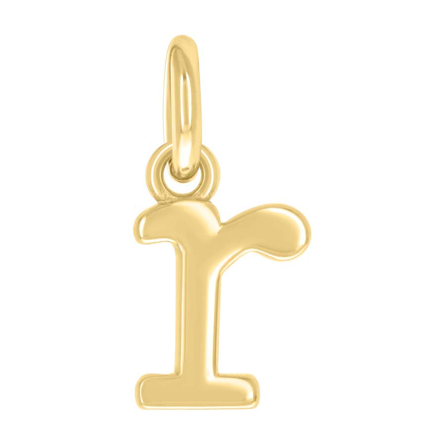 925 Sterling Silver Initial Pendant "R"