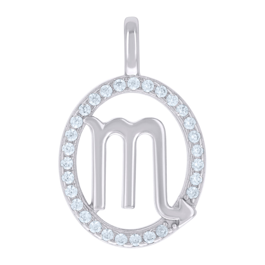 925 Sterling Silver Cz Pendant