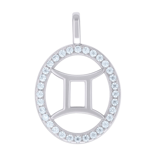 925 Sterling Silver Cz Pendant