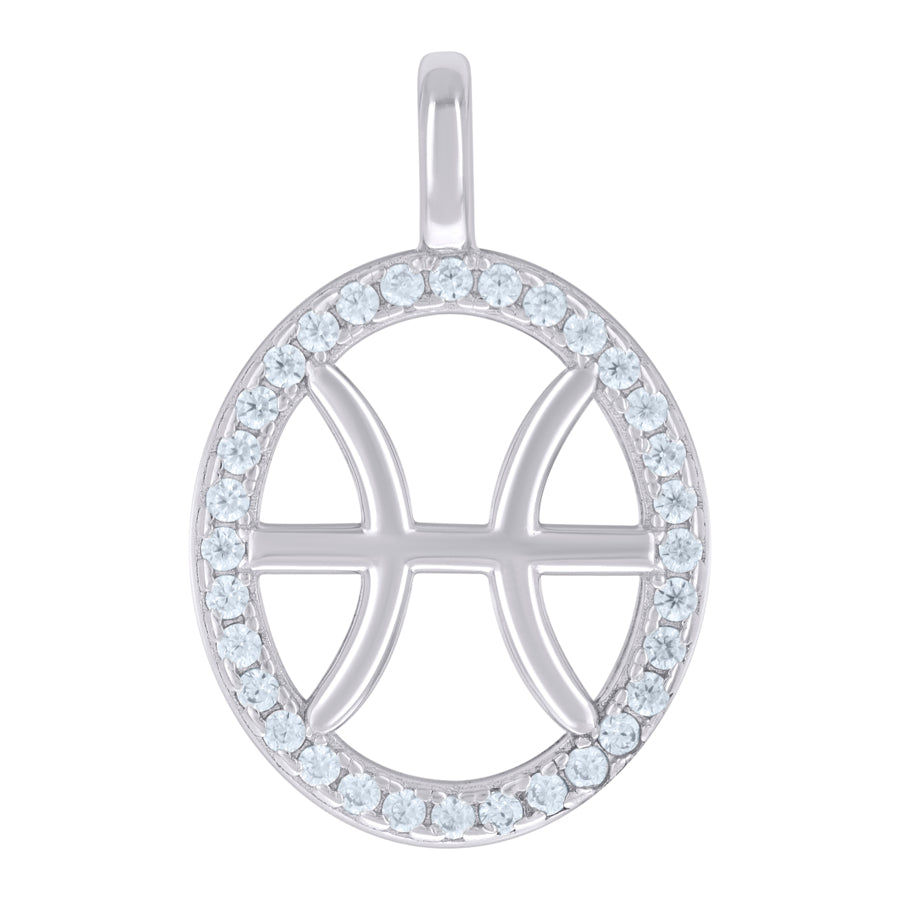925 Sterling Silver Cz Pendant