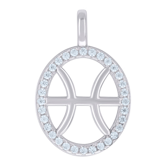 925 Sterling Silver Cz Pendant