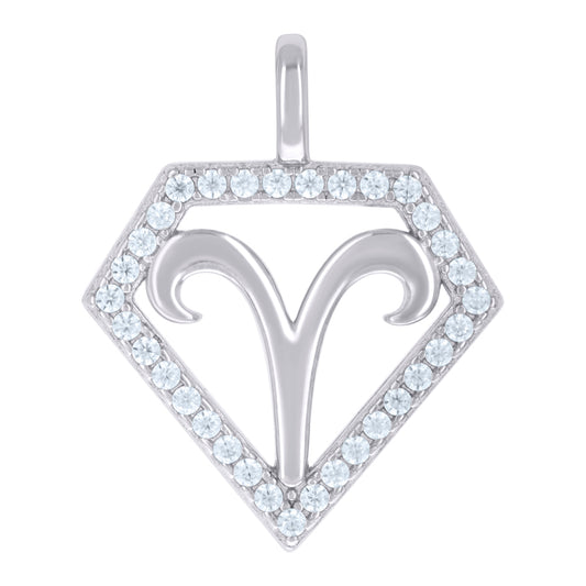 925 Sterling Silver Cz Pendant