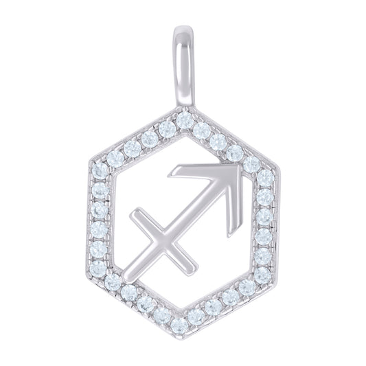 925 Sterling Silver Cz Pendant