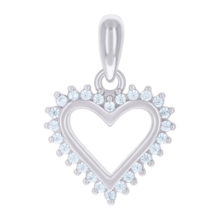 925 Sterling Silver Cz Pendant