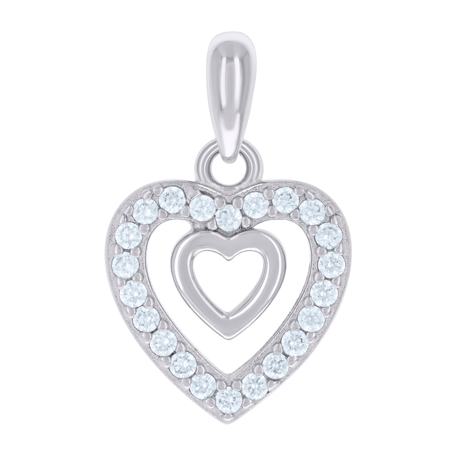925 Sterling Silver Cz Pendant