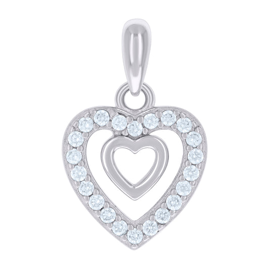 925 Sterling Silver Cz Pendant
