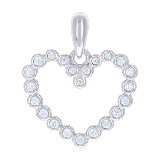 925 Sterling Silver Cz Pendant