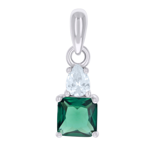 925 Sterling Silver Cz Pendant