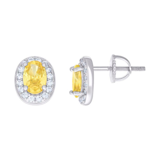 925 Sterling Silver Cz Earrings