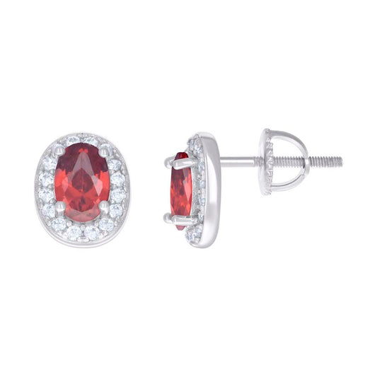 925 Sterling Silver Cz Earrings