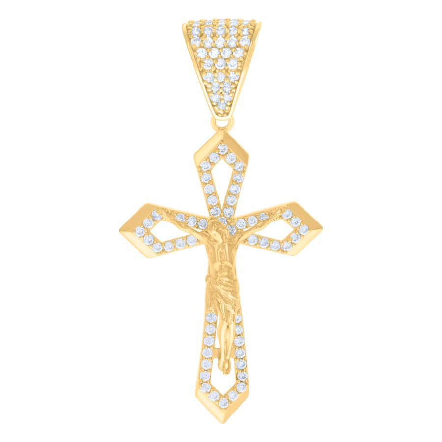 10Kt Gold Cz Pendant