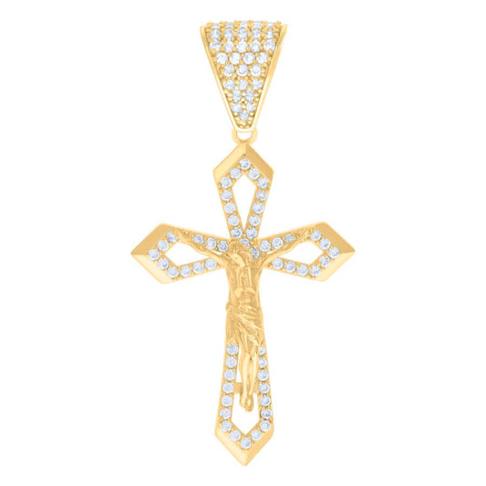 10Kt Gold Cz Pendant