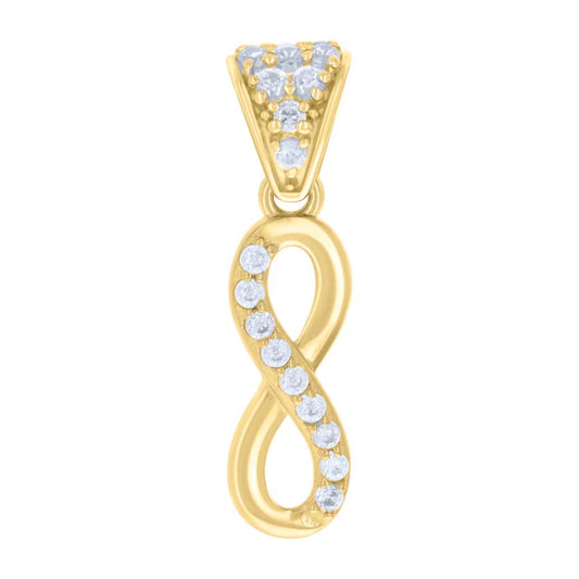 10Kt Gold Cz Pendant