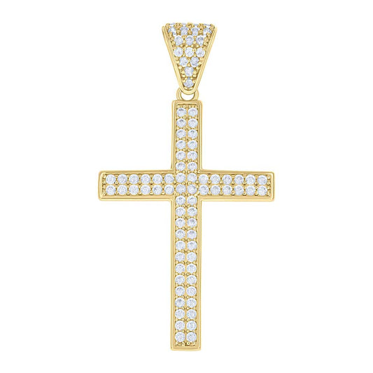 10Kt Gold Cz Pendant