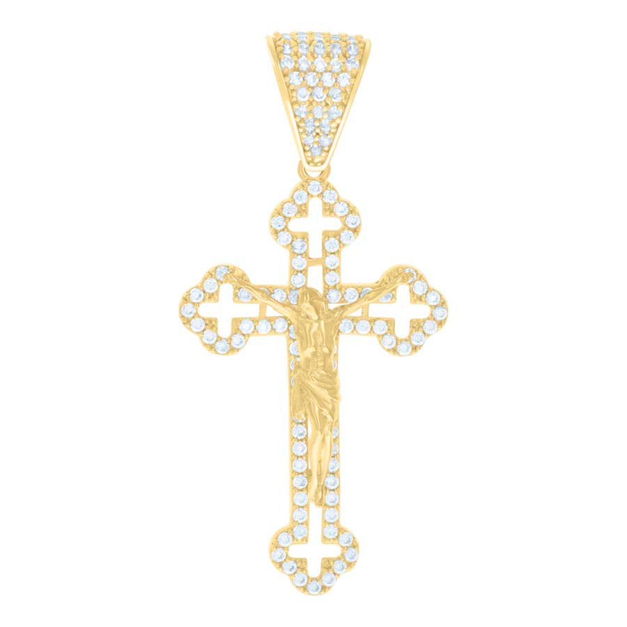 10Kt Gold Cz Pendant