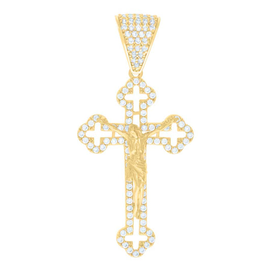 10Kt Gold Cz Pendant