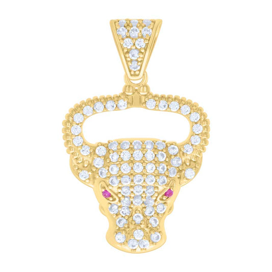 10Kt Gold Cz Pendant