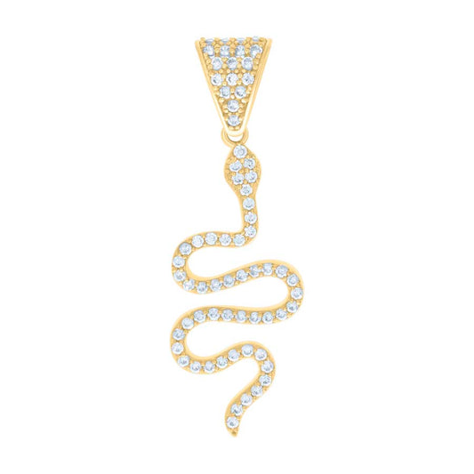 10Kt Gold Cz Pendant