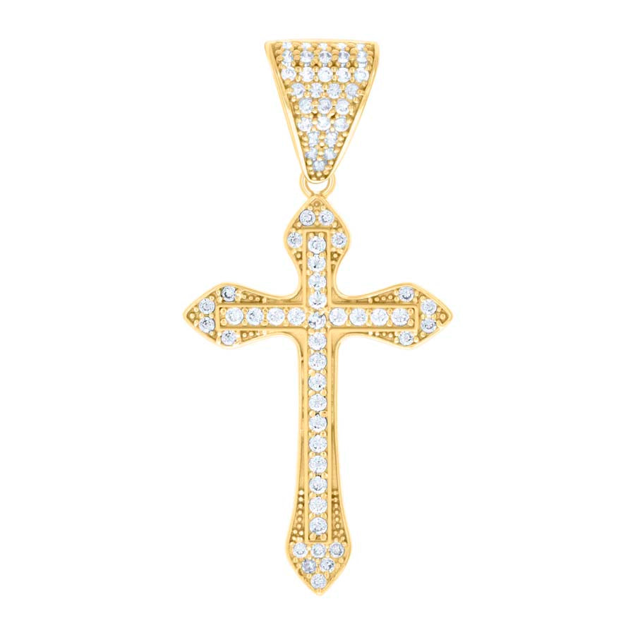 10Kt Gold Cz Pendant