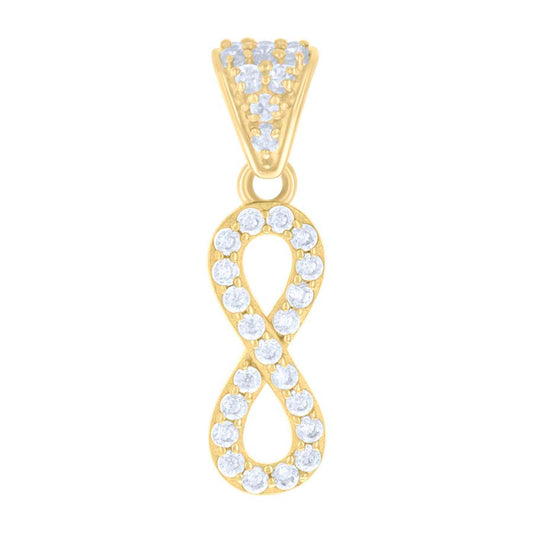 10Kt Gold Cz Pendant