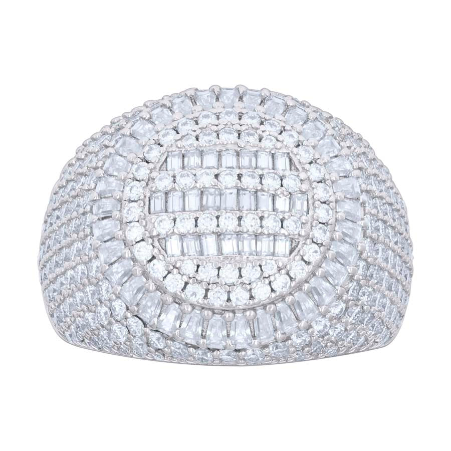 925 Sterling Silver R:2.93Ctw, B:1.65Ctw Moissanit