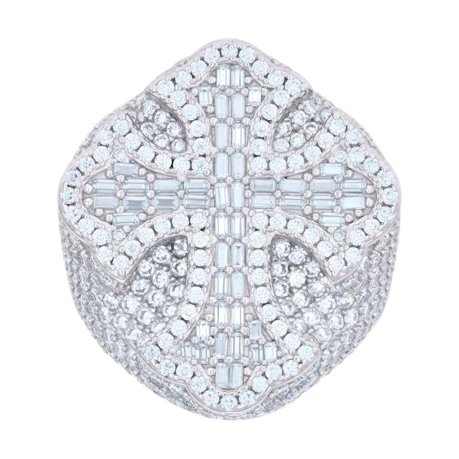925 Sterling Silver R:4.94Ctw, B:1.32Ctw Moissanit